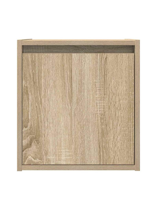 Wooden Sonoma Oak Bedside Tables 2 Pieces 38x34x40cm