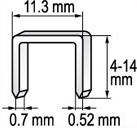 Yato YT-7052 Staples 1000pcs