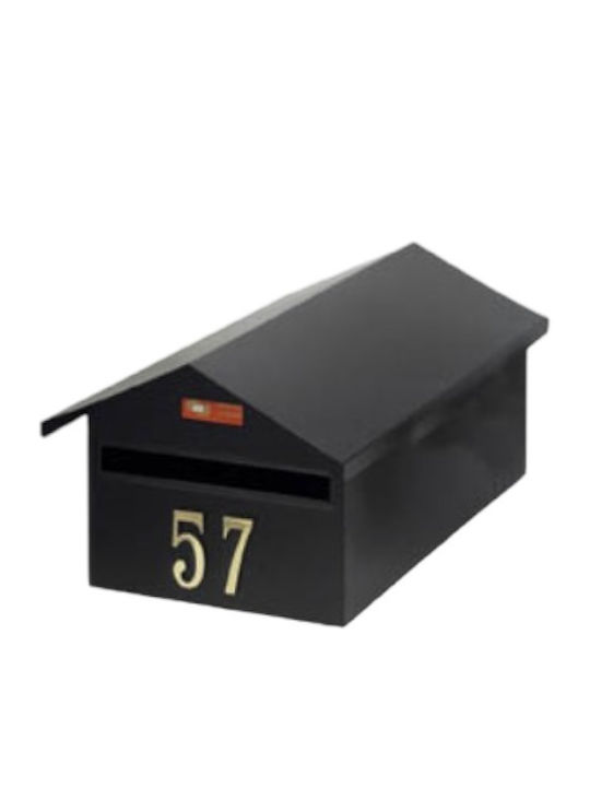Viometal Copenhagen Outdoor Mailbox Metallic in White Color 30.5cm