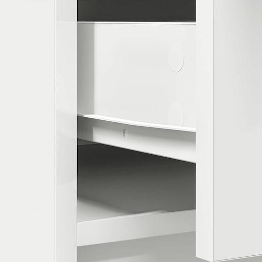 Συρταριέρα Креватокамарас Дървена Бял 73x31x90бр