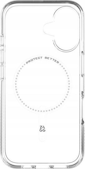 Zagg Snap Back Cover Πλαστικό / Tempered Glass Διάφανο (iPhone 16)