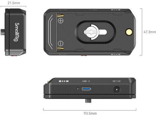 SmallRig NP-F Battery Adapter Plate