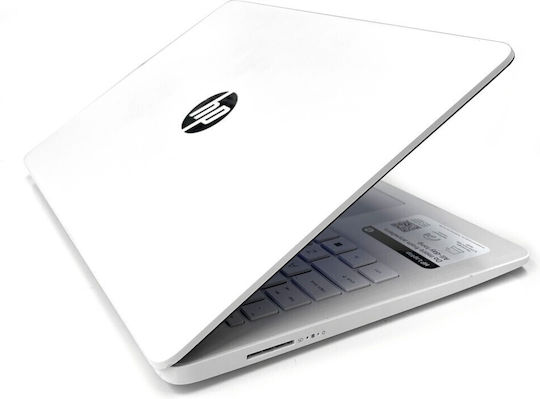 HP 14-dq0052dx 14" IPS (Celeron Dual Core-N4120/4GB/64GB Flash Storage/W11 Home) White (US Keyboard)