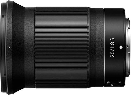 Nikon Crop Φωτογραφικός Φακός Nikkor Z 20mm f/1.8 S Ultra-Wide Zoom για Nikon Z Mount Μαύρος
