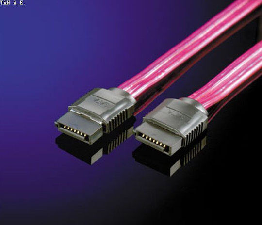 Value 7-Pin SATA II - 7-Pin SATA II Cable 50cm Κόκκινο (11.99.1555)
