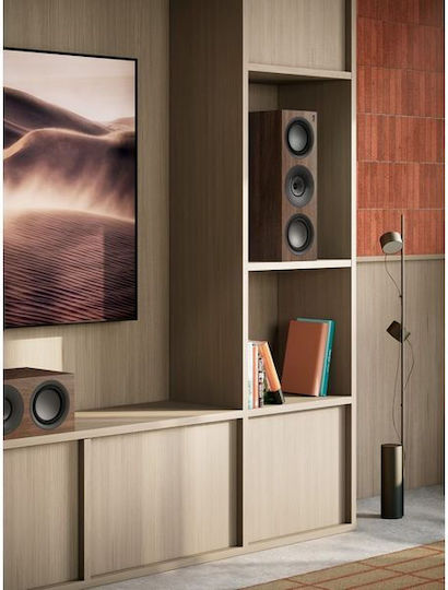 Kef Q6 Meta Hi-Fi Lautsprecher Zentrale 200W 3 Anzahl von Fahrern B62.9xT30.3xH21cm. Satin Black