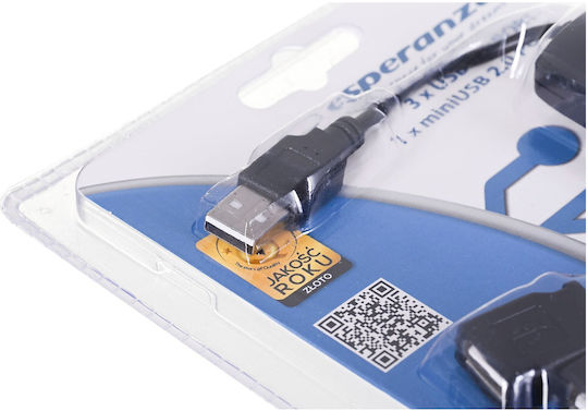 Esperanza EA114 USB Hub with 4 USB 2.0 Ports with USB-A Connection