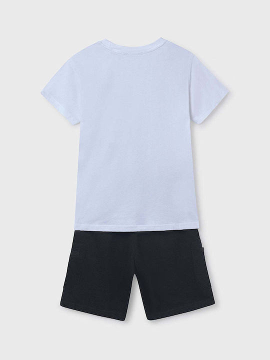 Mayoral Kids' Set with Shorts Summer 2pcs White