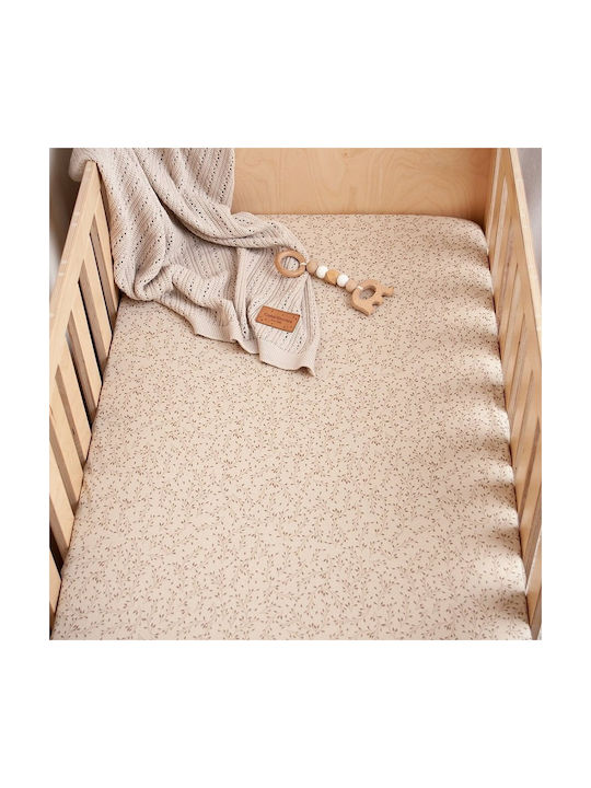 Color Stories Fitted Beige Baby Sheets 120x60cm Color Stories Fitted Beige Baby Sheets 120x60cm