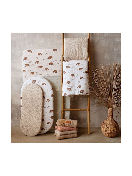 Color Stories Baby Bettlaken Für Krippe Baumwolle Angepasst Beige 120x60cm
