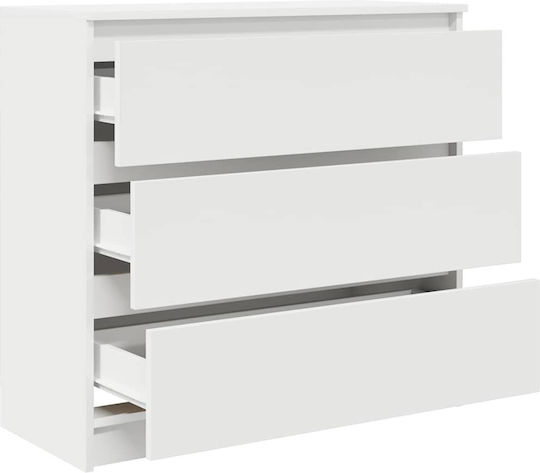 Συρταριέρα Креватокамарас Дървена Бял 80x35x80бр
