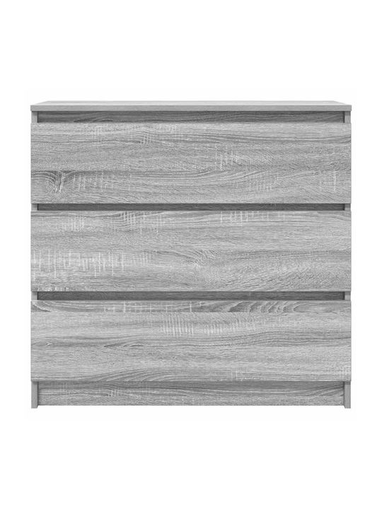 Συρταριέρα Κρεβατοκάμαρας Grey 80x35x80cm