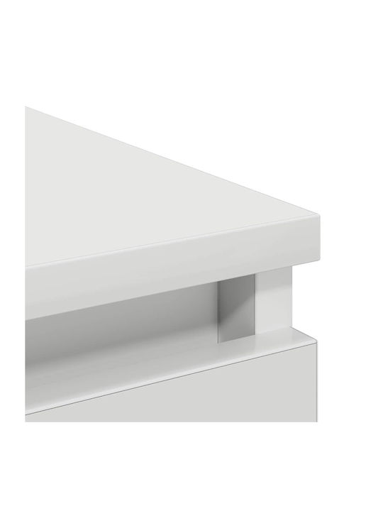 Wooden Chest of Drawers White 80x35x80cm