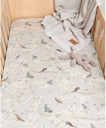 Color Stories Baby Sheet Crib Cotton Fitted Beige 60x120cm