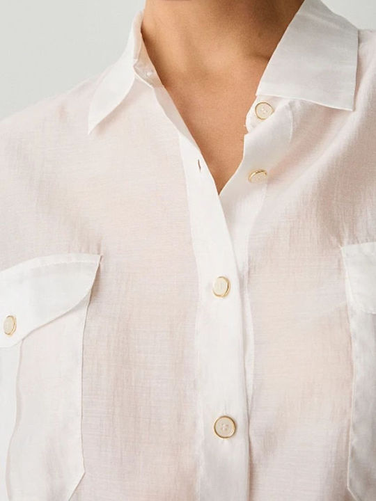 Women's Long Sleeve Shirt Off-White