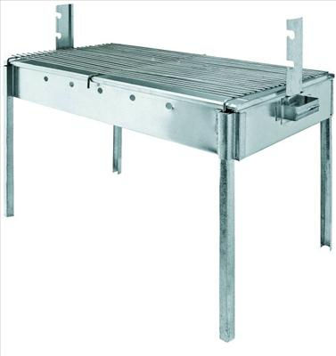 GTC Galvanized Charcoal Grill 60cmx33cm