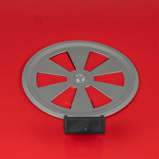 Muhler 806 Galvanized Charcoal Grill with Lid 40cmx40cm