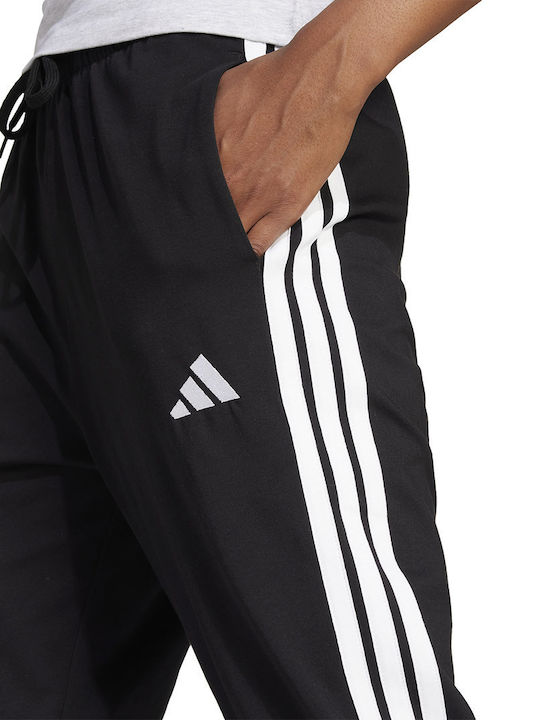 Essentials 3-Stripes Sweatpants Jogger Black