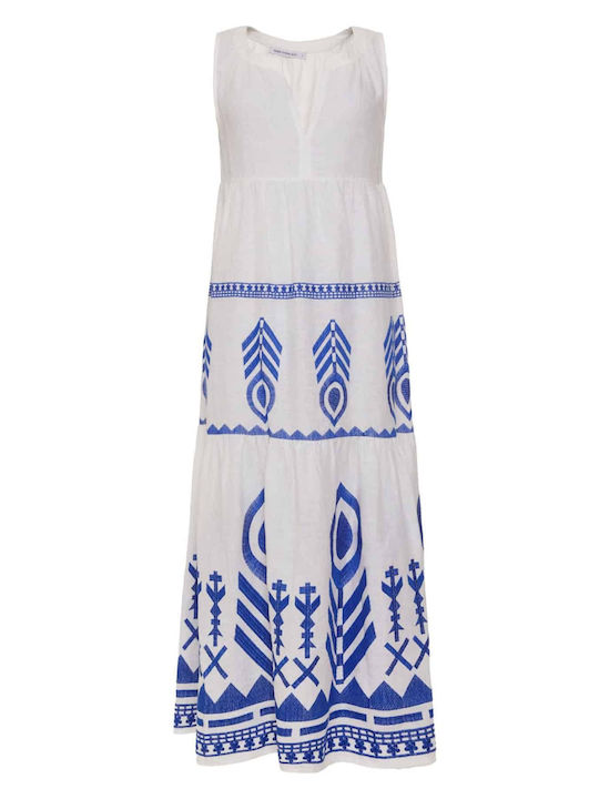 Greek Archaic Kori Dress All Day White