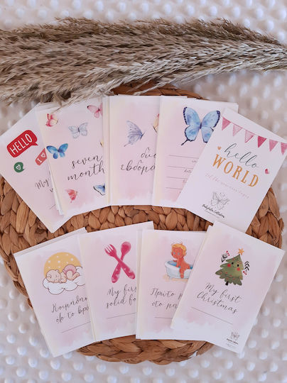 Babyvalia Milestone Cards 38 Milestone Cards Girl