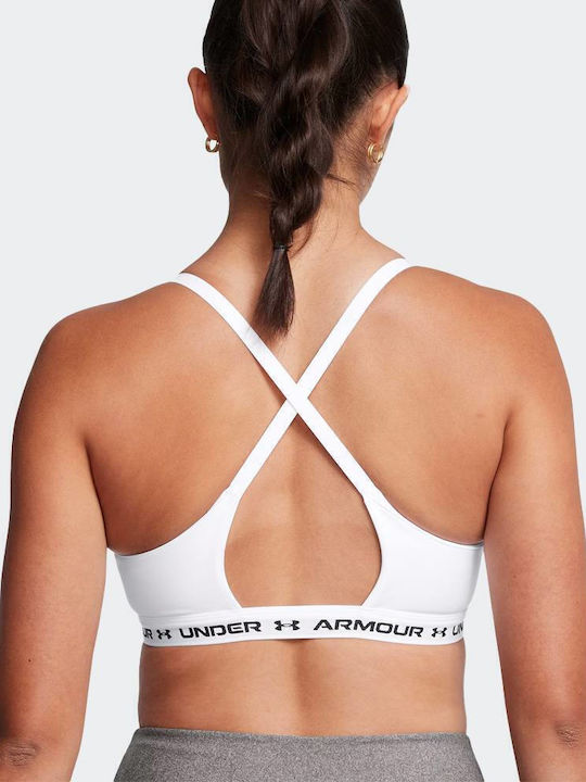 Crossback Low Bra Women's Bra without Padding White