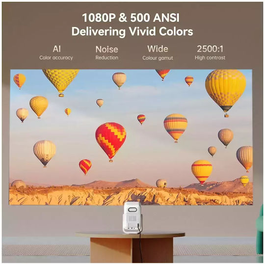 Wanbo T2 Ultra Projector LCD Full HD LED Lamp with Wi-Fi and Built-in Speakers