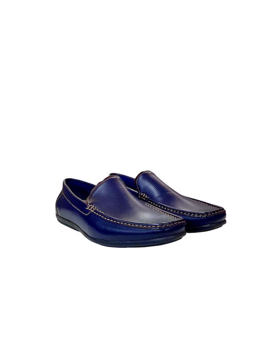 Herren Mokassins in Blau Farbe