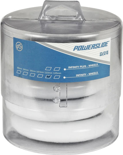 Powerslide 110χιλ./85α Infinity Ροδάκια Μαύρο Γκρι