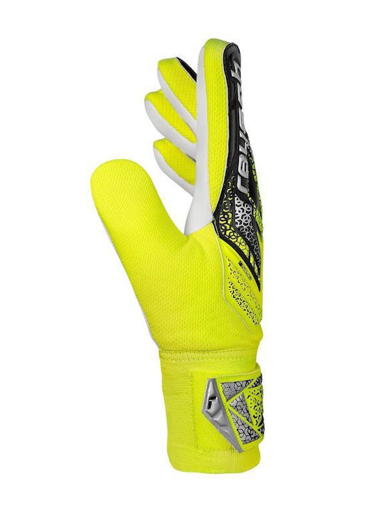 Reusch Attrakt Starter Solid Kids Goalkeeper Gloves Yellow