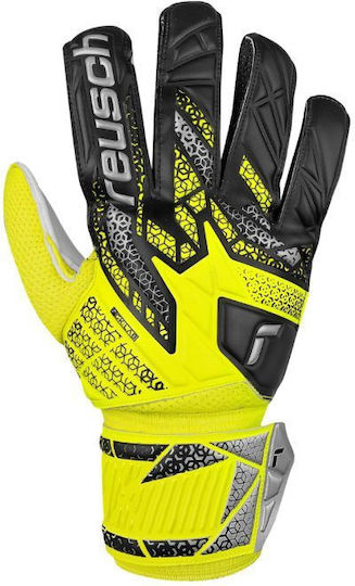 Reusch Attrakt Solid Γάντια Τερματοφύλακα Ενηλίκων Κίτρινα