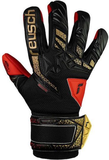 Reusch Attrakt Freegel Kids Goalkeeper Gloves Silver