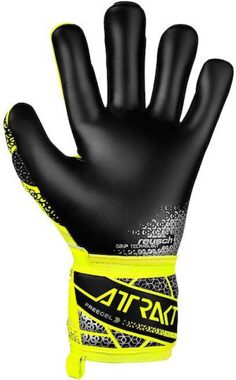 Reusch Attrakt Freegel Γάντια Τερματοφύλακα Παιδικά Κίτρινα