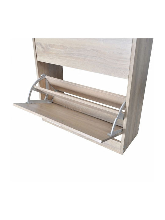 Wooden Shoe Organizer Brown 60x25x80cm