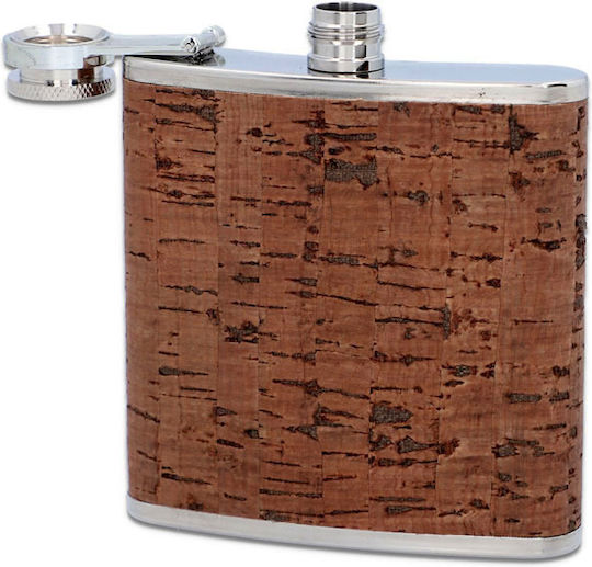 Hip Flask Φλασκί Ποτού Φελλός Cork F3300 180ml