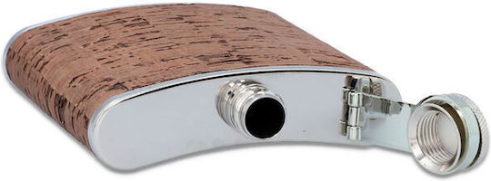 Hip Flask Φλασκί Ποτού Φελλός Cork F3300 180ml