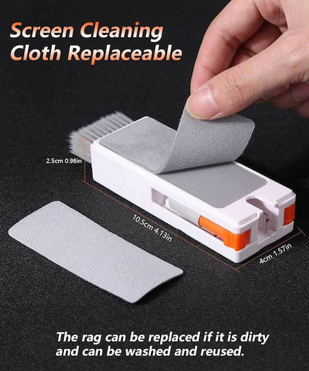 Bloook 11 in 1 Reinigungsset Tastatur Reinigungsbürste Stiftbürste Reinigungstechnologie Gadget Airpods Kopfhörer Laptop Bildschirm Mobiltelefon Ohrhörer Smartphone