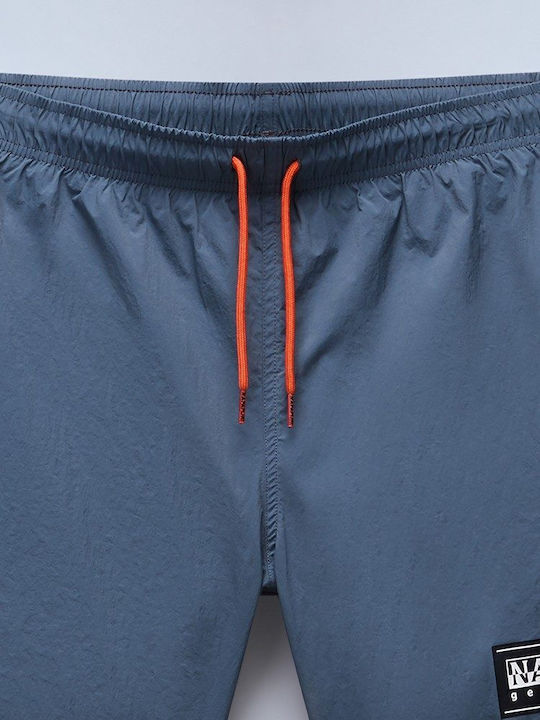 V-box Men's Blue Swim Shorts with Prints