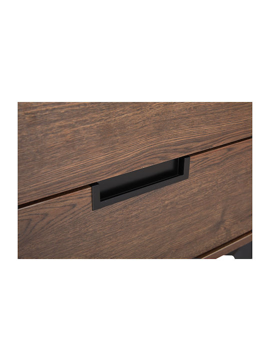 Nachttisch Nuez Metall Braun 58x39x55cm