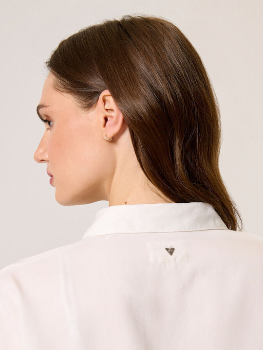 Mâneca scurta Femei Cămașă Off White