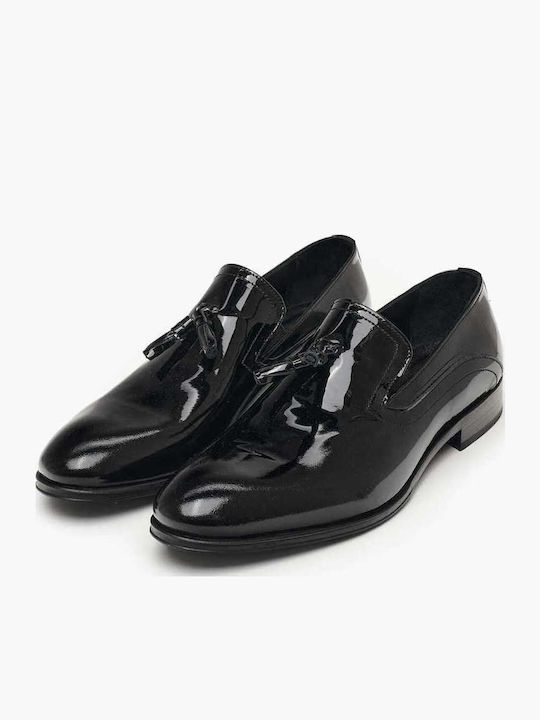 Мъжки мокасини Patent Black
