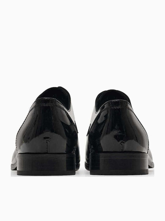 Men's Patent Leather Dress Shoes Black Loust