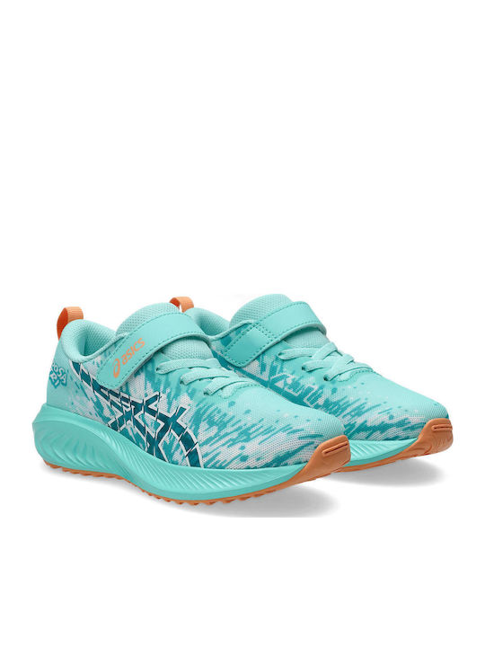 Gel-noosa Tri 16 Ps Kids Sports Shoes Running with Hoop & Loop Closure Turquoise