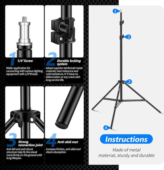 Neewer 2 X Light Stand 302 190cm 10100833