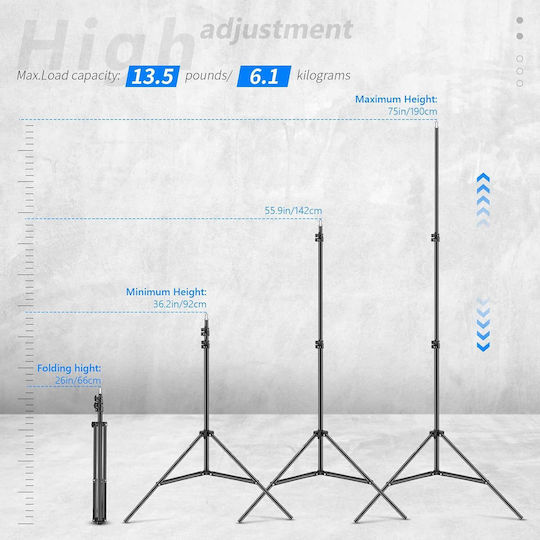 Neewer 2 X Light Stand 302 190cm 10100833
