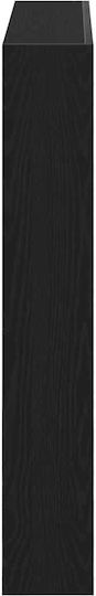 vidaXL Hölzernes Kopfstütze für Bett Schwarz Eiche 100x102cm