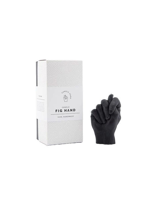Candlehand Lumânare Decorativă Negru 1buc