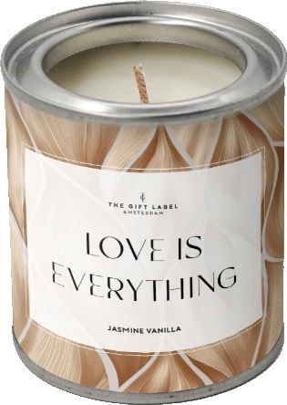 The Gift Label Lumânare Aromatică Din Soia În Cutie Metalică Cu Miros De Jasmine 90gr