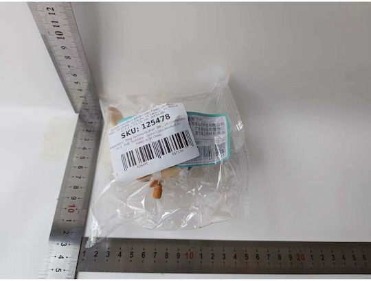 Jucărie mecanică pentru copii Pește amuzant Flippy Cheie Distractivă Se târăște Se mișcă 11 X 9 X 7.5 Cm Portocaliu