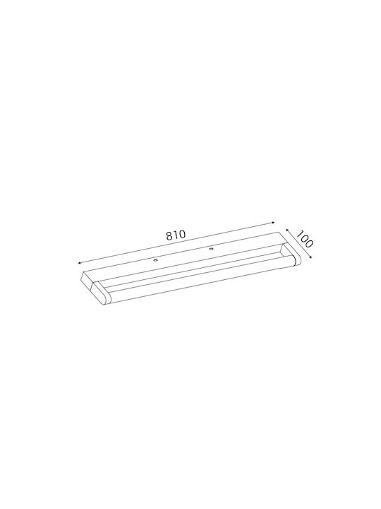 Aca Bati Φωτιστικό Πίνακα 81x10x2.5εκ. Aca Bati Φωτιστικό Πίνακα 81x10x2.5εκ.