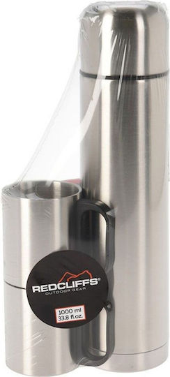 Excellent Houseware Μπουκάλι Θερμός Ανοξείδωτο 180ml Silver